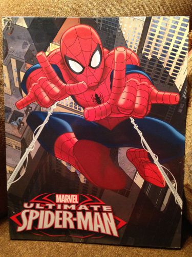 A Set Of Two Spiderman 3 Ring Binder Folders