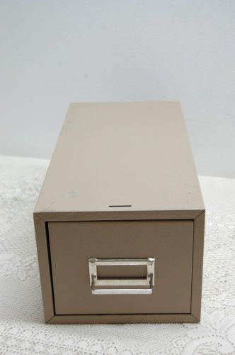 Vintage Metal drawer adjustable divider Buddy products Industrial Storage filing