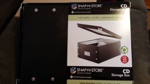 Snap N Store Creative Storage CD Storage Box 5 3/4&#034;H 10 1/8&#034;W 13 1/4&#034;D