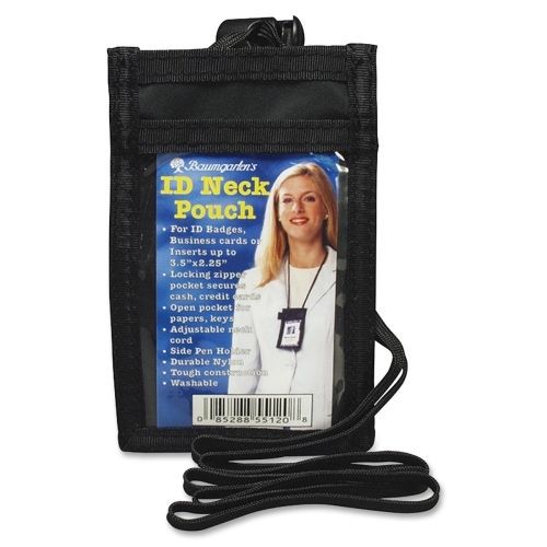 Baumgartens baumgartens carrying case (pouch) for business card black bau55120 for sale