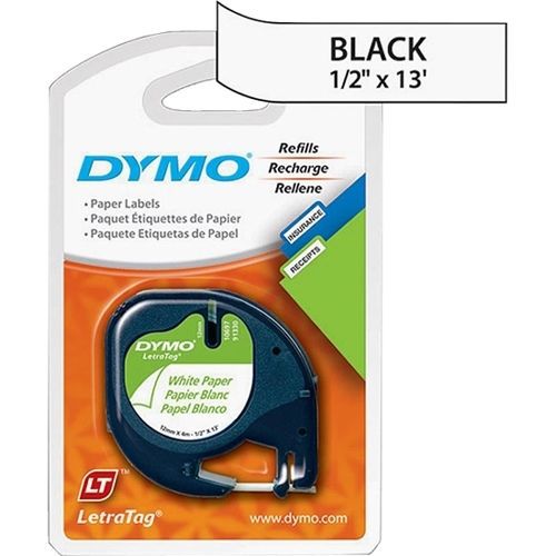 DYMO 10697 LABEL, LETRA TAG, 2 PACK, PAPER