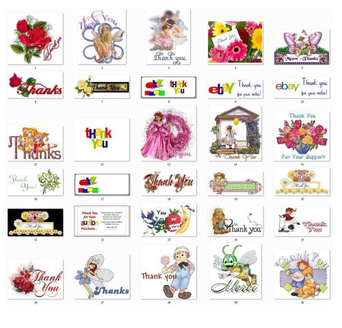 30 Personalized Return Address labels Thank You Buy 3 get 1 free (Th1)