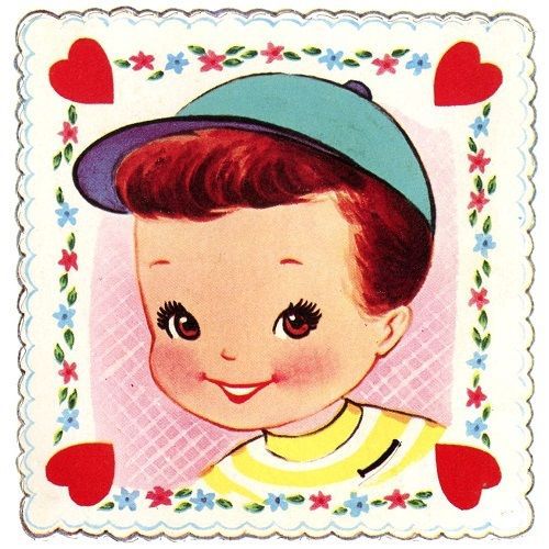 30 Custom Classic Valentine Boy Personalized Address Labels