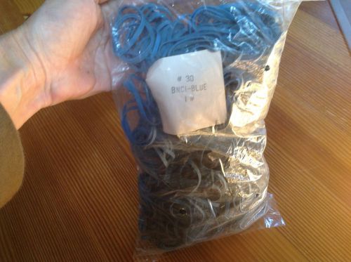 New 1LB Bag of Blue Rubber Band Strong Size Proceeds Feed 15 Rescue Horses Hay