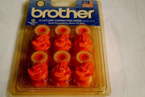 GENUINE BROTHER 3010 12 PACK LIFT-OFF CORRECTION TAPES  NEW SEALED Free Shipping