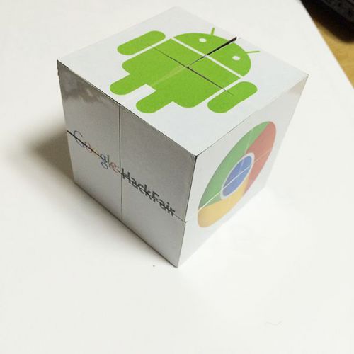 Google Youtube Chrome Android Cube / Hackfair Souvenir / HTML5 / Developers