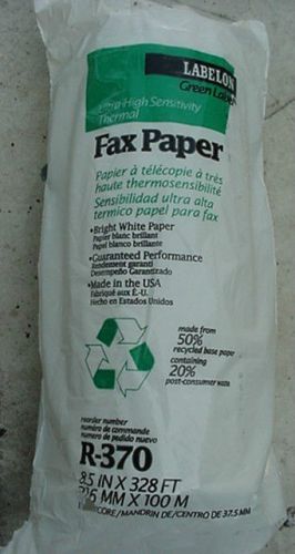 Labelon thermal fax paper 328 ft.5 rools look no reserve for sale
