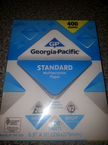 1 Georgia pacific standard paper