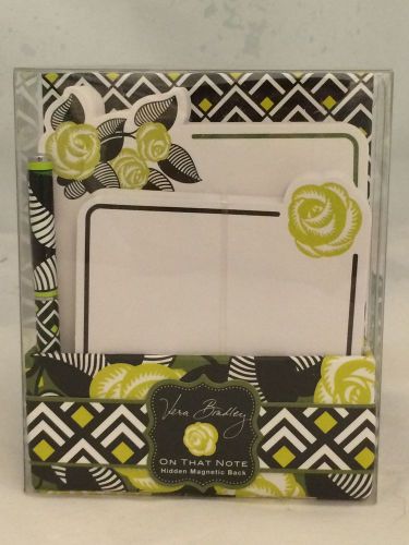 Vera bradley on that note in la neon rose new includes matching mini pen for sale