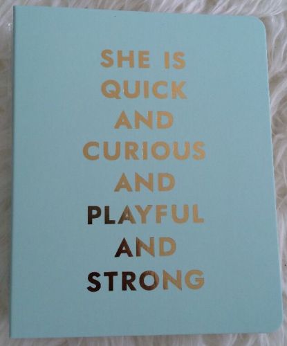 Kate Spade New York Office Collection Spiral Notebook &#039;Quick and Curious&#039; Gold