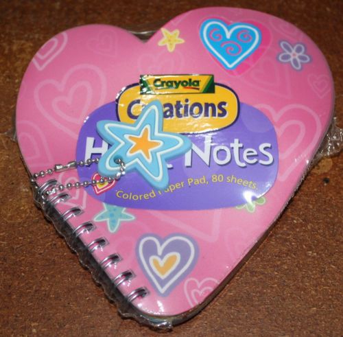 3 x Crayola Creations Heart Notepads