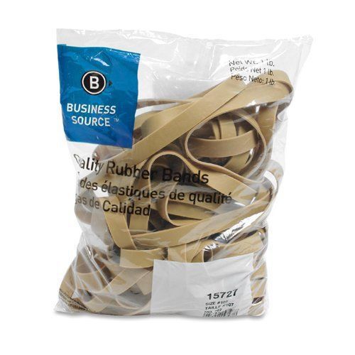 Business Source Quality Rubber Band - Size: #107 - 7&#034; Length X 0.63&#034; (bsn15727)