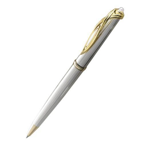MIKIMOTO International Ballpoint pen Marquis Shell (Silver) from Japan K117 7095