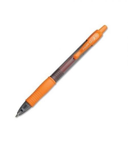 NEW - Pilot G2 Retractable Gel Ink Rolling Ball Pen Orange