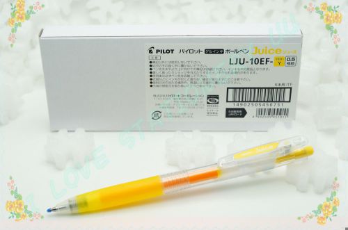 PILOT JUICE Fruit LJU-10EF color gel pen 0.5mm (5 PIECE PER BOX) YELLOW