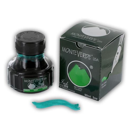 Monteverde 90ml Fountain Pen Ink Bottle, Green (G308GN)