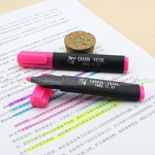EXO Symbol CHAN YEOL Birthday Fluorescent Highlighter Marker Pen Stationery 1pc