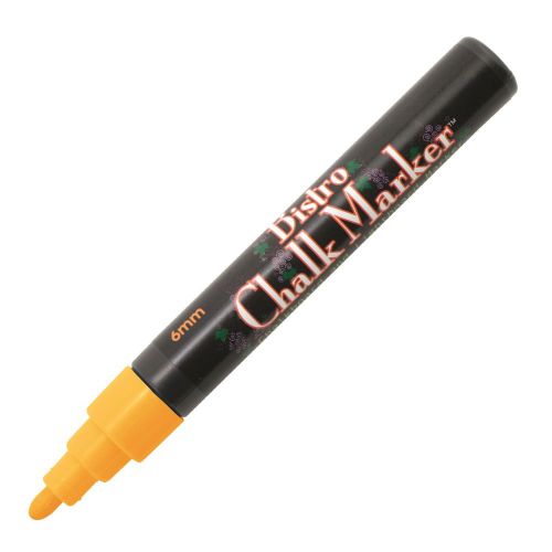 Marvy bistro chalk marker, fl orange bullet tip (marvy 480-f7) - 1 each for sale