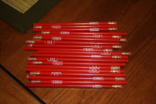 60 #2 Pencils Black Lead Red Barrel