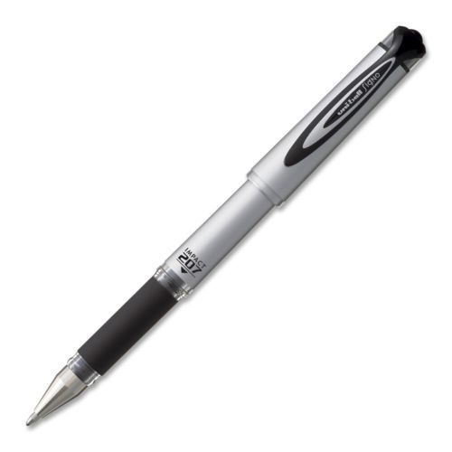 Uni-ball gel impact 207 rollerball pen - 1 mm pen point size - black ink (65800) for sale