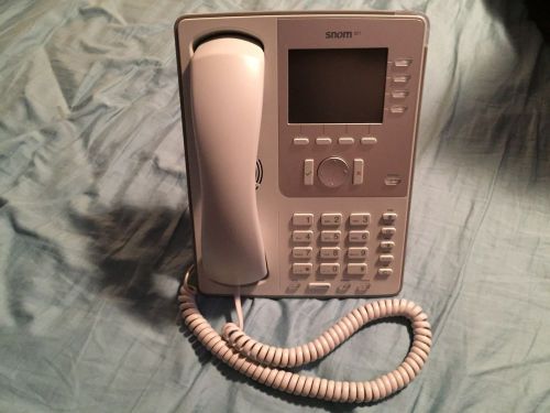 Snom 821 VOIP IP LCD Office Phone, Tested Working, NO POWER ADAPTER