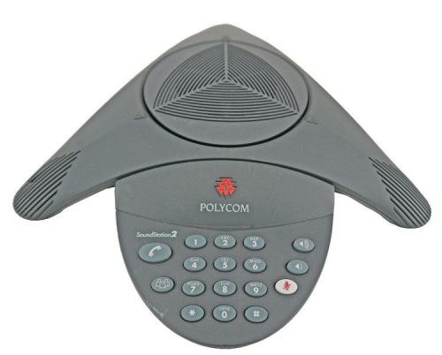 Polycom soundstation-2 2201-15100-601 tele-conference conferencing speaker phone for sale
