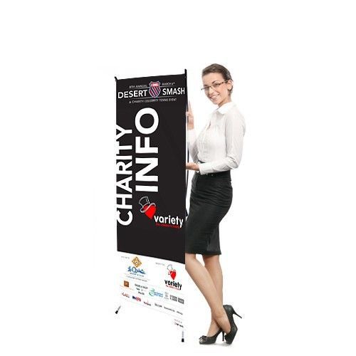 X Banner Stand 24&#034; x 63&#034; &amp; Print  / 1 Day Service Available