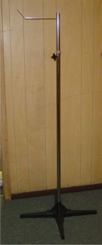 Heavy duty 4&#039;-8&#039; adjustable-telescopic metal display/function pole and base for sale