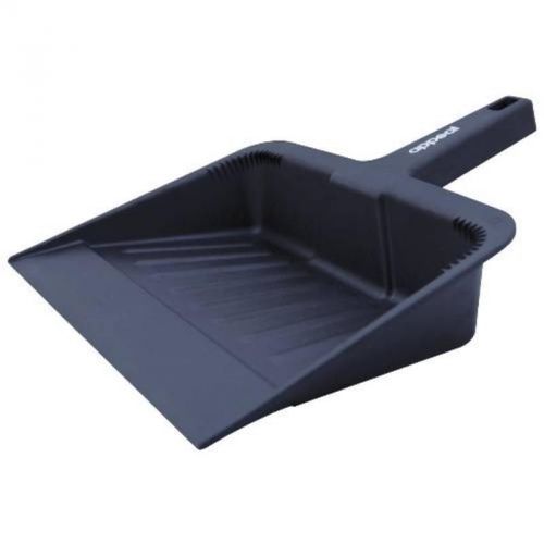 Appeal dust pan 12in plastic black heavy duty 881751 national brand alternative for sale