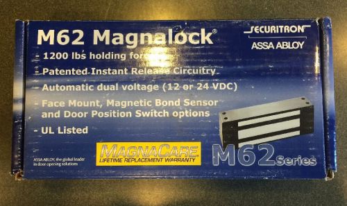Securitron - M62 Series - 1200 lbs. Holding Force Magnalock (Magnetic Lock) M62B