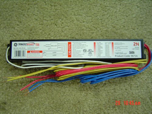 Ge ultrastart 2 lamp t8 ballast ge232 mvps-n new for sale