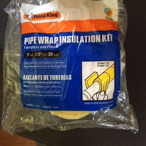 Frost King Pipe Wrap Insulation Kit 3&#034; x 25&#039; - 8 packages