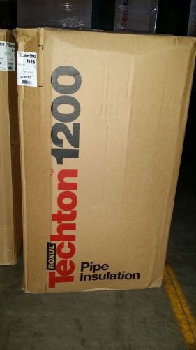 Roxul techton 1200 pipe insulation  4&#034;x2.5&#034;  9.840 linear ft for sale