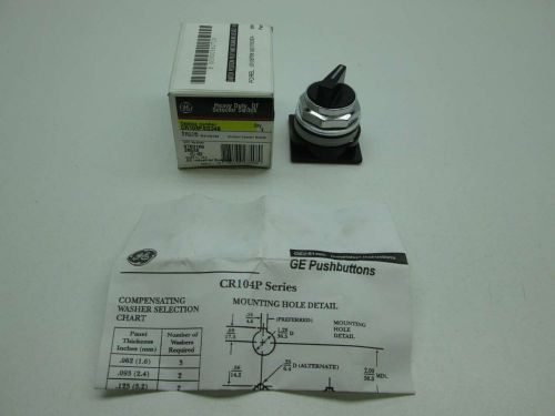 NEW GENERAL ELECTRIC GE CR104PSG34B 3 POSITION SELECTOR SWITCH D395872