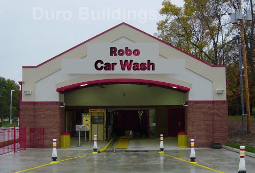 Duro steel 30x40x15 metal building kit direct car wash workshop retail structure for sale