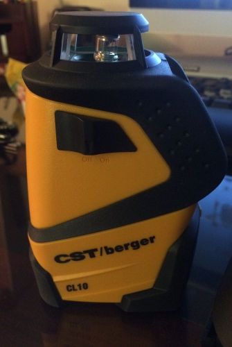 New CST/berger CL10 Self Leveling 360-Degree Cross Laser