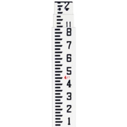 SitePro Fiberglass Leveling Rod - 25ft, Feet/10ths/100ths