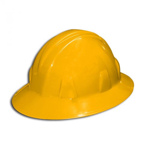 FORESTER Full Brim Hard Hat / Loggers Safety Helmet - Yellow    8125