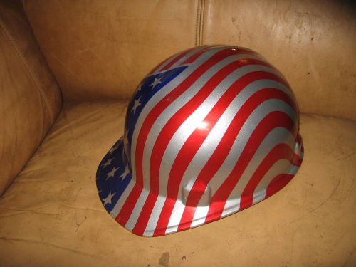 Jackson hard hat  american flag design red white blue for sale