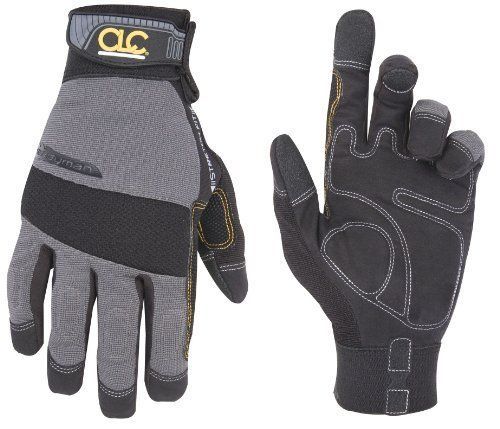 New custom leathercraft 125m handyman flex grip work gloves  medium for sale