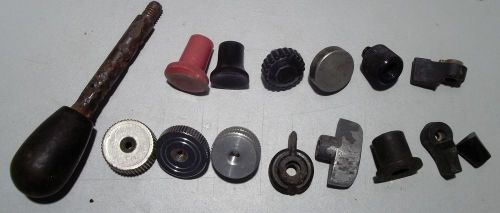 Cast iron and plastic knobs and handles, lot of 15_______4703/9