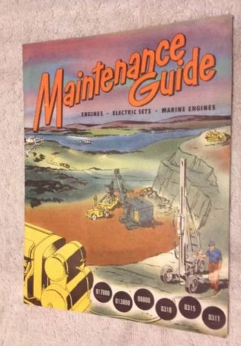 Caterpillar D17000 D13000 D8800 D318 D315 D311 Maintenance Guide Comic Book