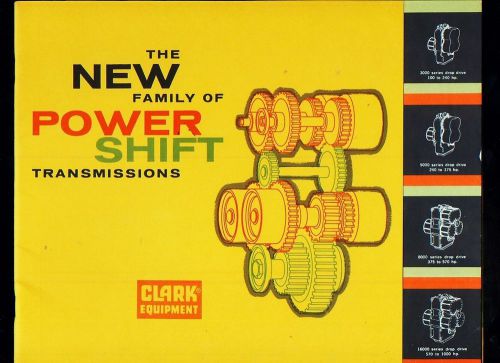 1971 Clark Equipment truck transmissions 24-page catalog