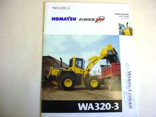 Komatsu WA320-3 Wheel Loader Brochure