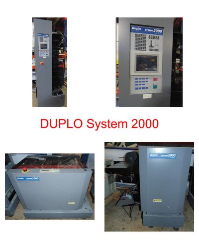 DUPLO System 2000 Modular Suction Feed Collator &amp; Bookletmaker