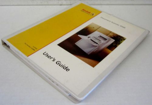 Kodak 4c8889 document scanner 9500 user&#039;s guide for sale