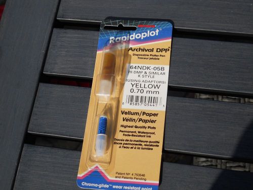 Yellow 0.70mm Plotter pen Koh-I-Noor 64NDK-05B K Style Vellum/Paper