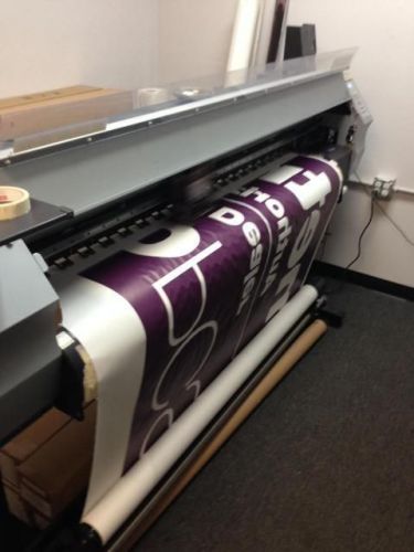 Used mimaki jv33-160 wide format printer includes rip and bulk system for sale