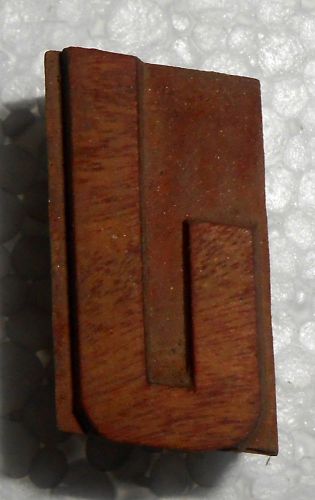 Vintage Letterpress Letter&#034;J&#034;Wood Type Printers Block typography Collection B18