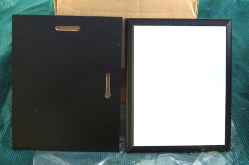 Dye Sublimation Blanks: 12 - Black Frame 8X10 Plaques